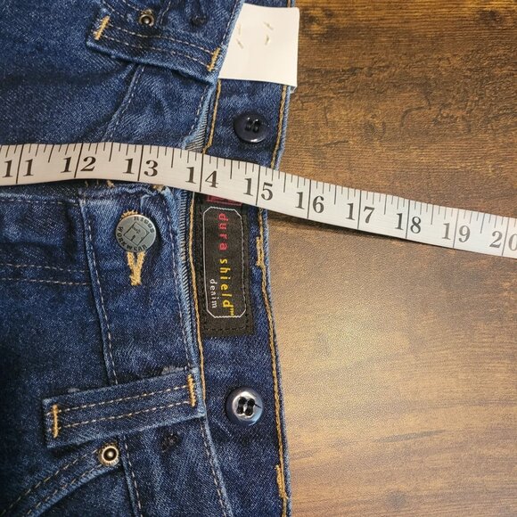 Riggs Wrangler Utility Jeans 36x32 Dura Shield Carpenter Medium Dark Wash NWT - Picture 9 of 11